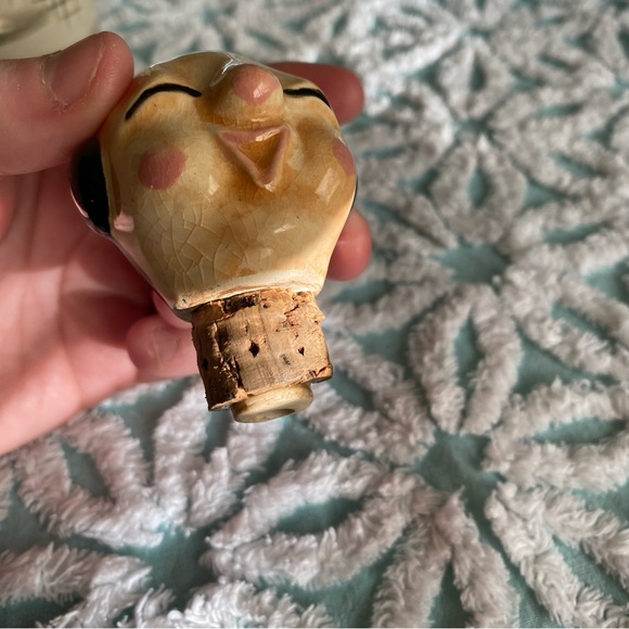 Vintage Decanter ceramic bartender figurine retro barware Asian vintage decanter - Picture 6 of 6